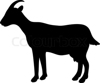 320x265 Rural Farm Animals On A White Background Stock Vector Colourbox
