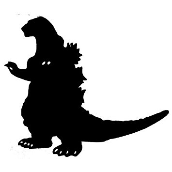 Godzilla Silhouette at GetDrawings | Free download