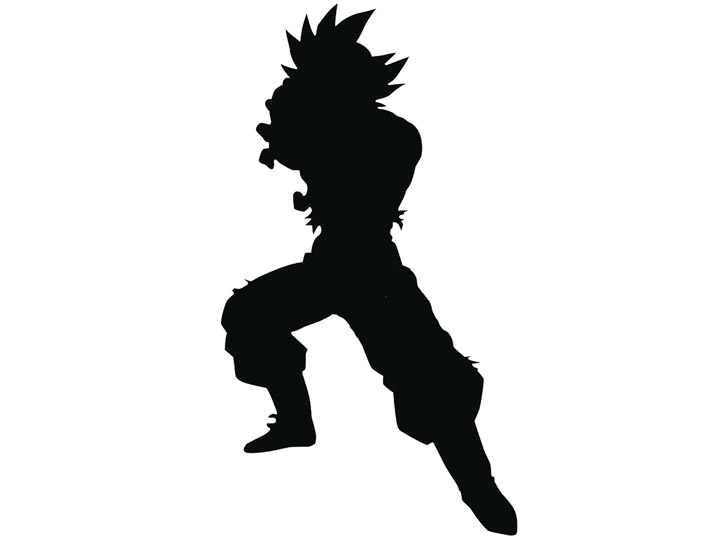 Goku Silhouette at GetDrawings | Free download