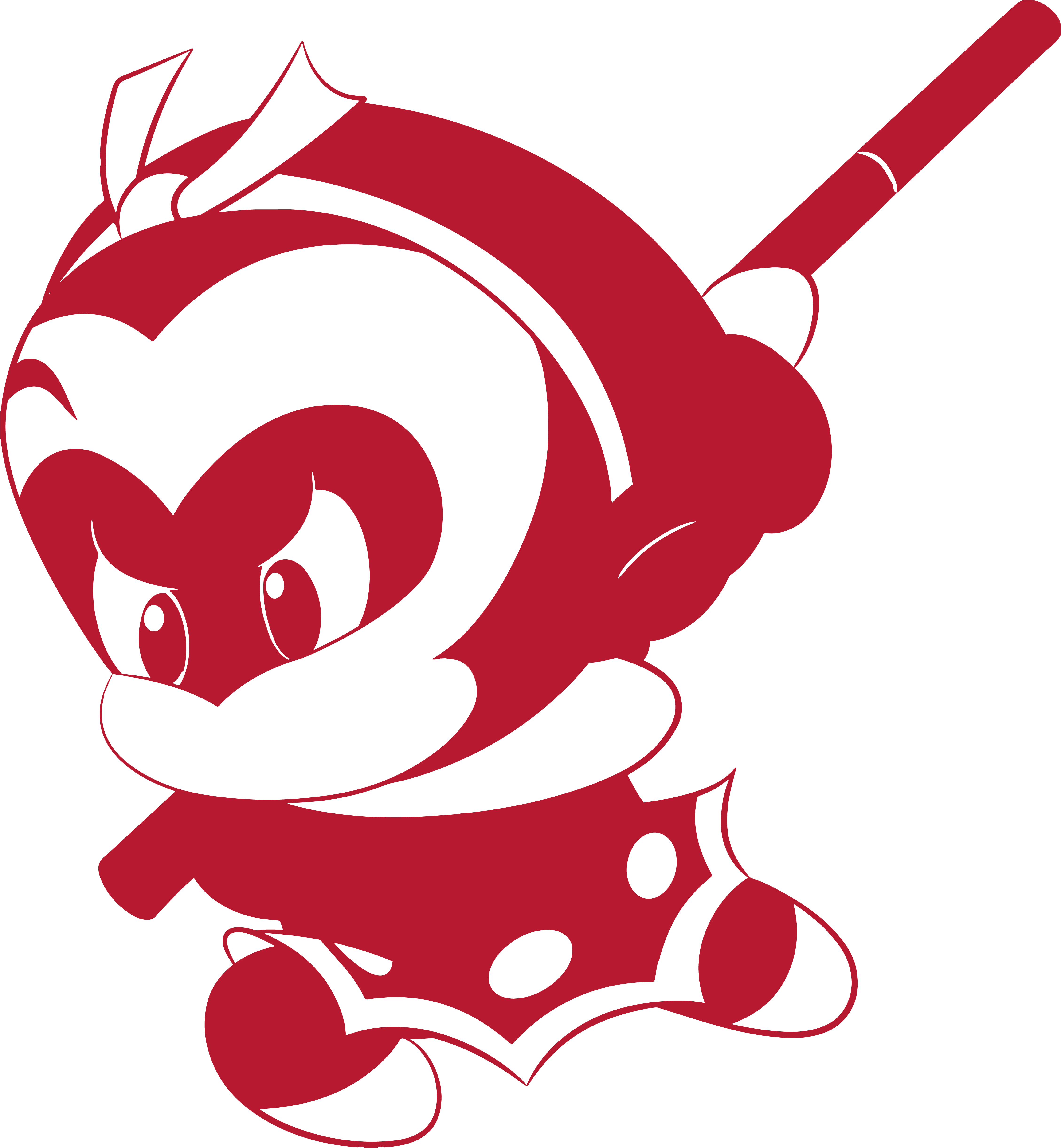 4515x4883 Sun Wukong Goku Silhouette Clip Art