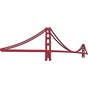 300x300 Golden Gate Bridge Silhouette