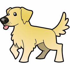 236x236 Golden Retriever Clipart