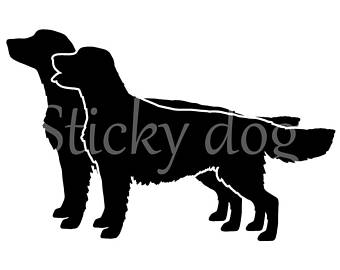 340x270 Golden Retriever Decal Etsy