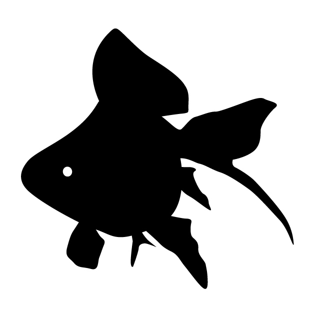 640x640 Goldfish Animal Silhouette Free Illustrations