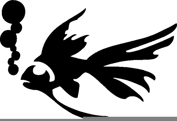 600x411 Goldfish Silhouette Free Images