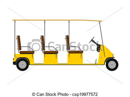 450x337 Silhouette Of Golf Cart Or Other Electric Vehicle Isolated