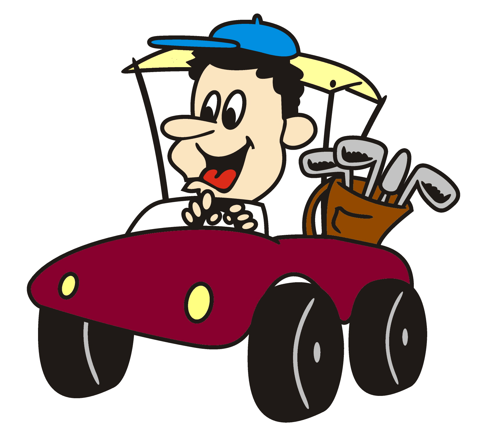 1677x1500 Free Cartoon Golf Cart, Hanslodge Clip Art Collection