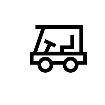 340x340 Free Silhouette Vector An Illustration, Cart