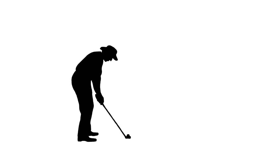 852x480 Golfer Silhouette Stock Footage Video 73186 Shutterstock