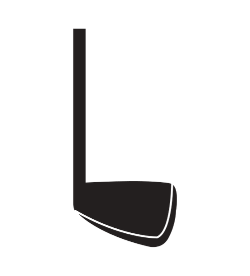 497x550 Golf Club Silhouette