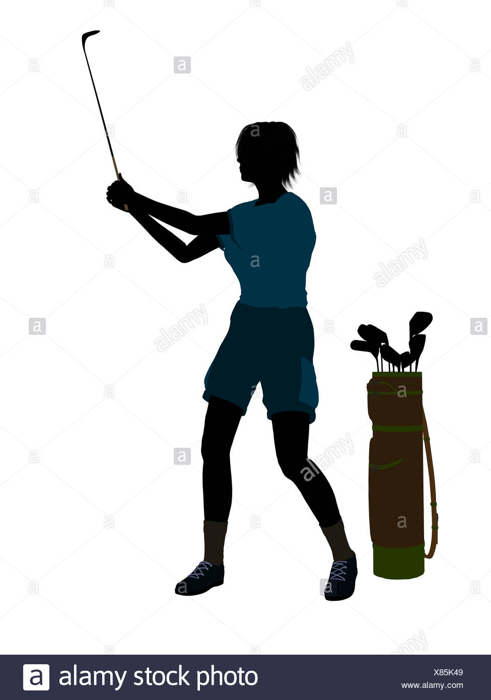 975x1390 Golf Silhouette Stock Photos Amp Golf Silhouette Stock Images