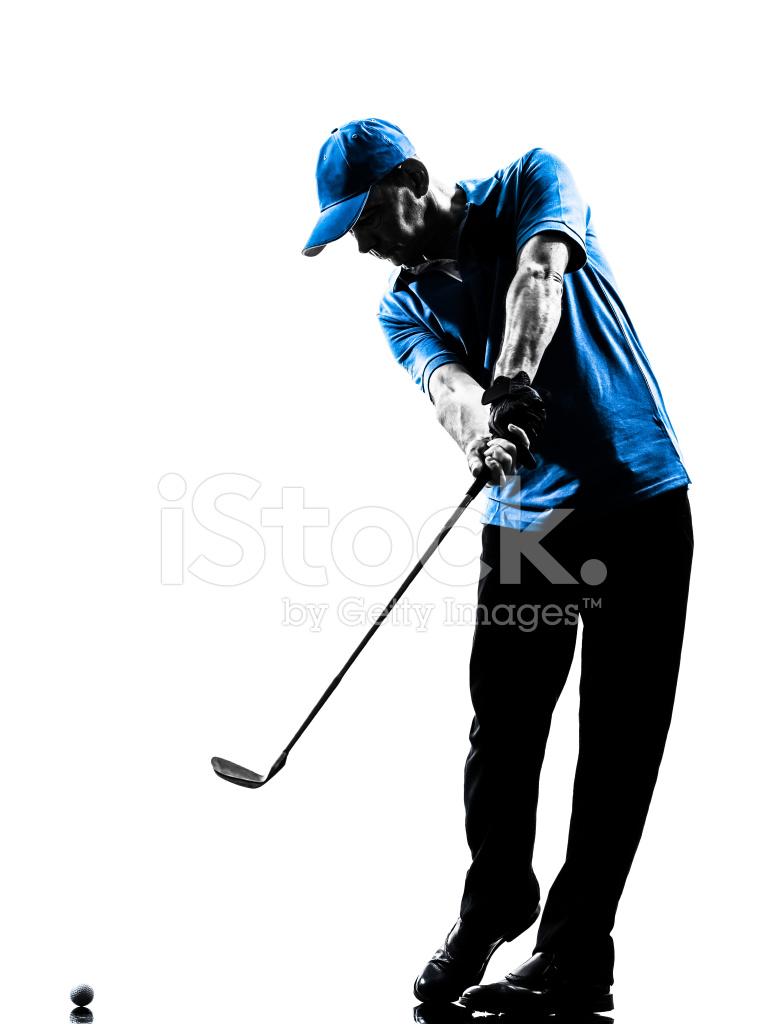 765x1024 Man Golfer Golfing Golf Swing Silhouette Stock Photos