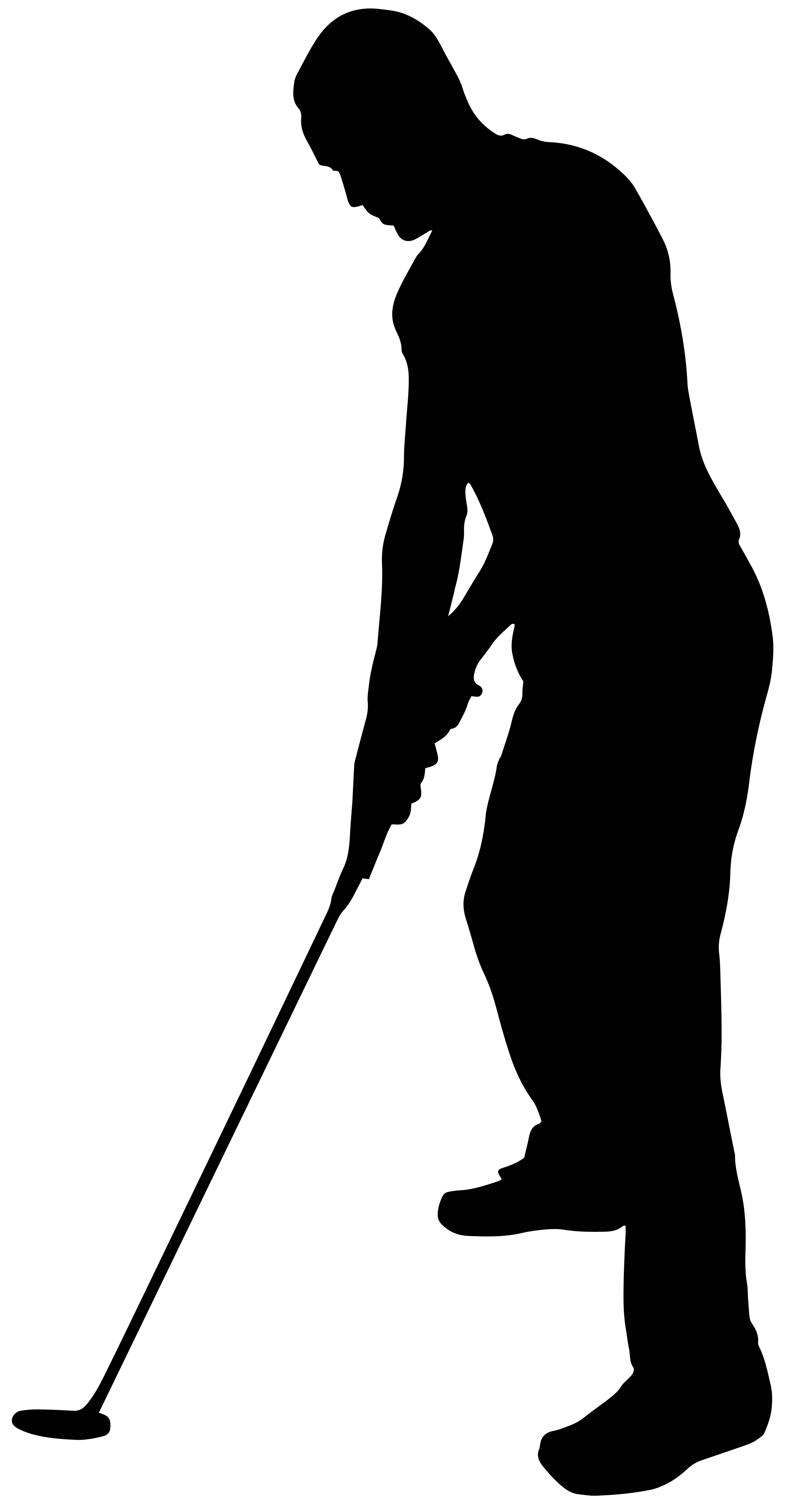 4331x8000 Golf Player Silhouette Png Clip Art Imageu200b Gallery Yopriceville