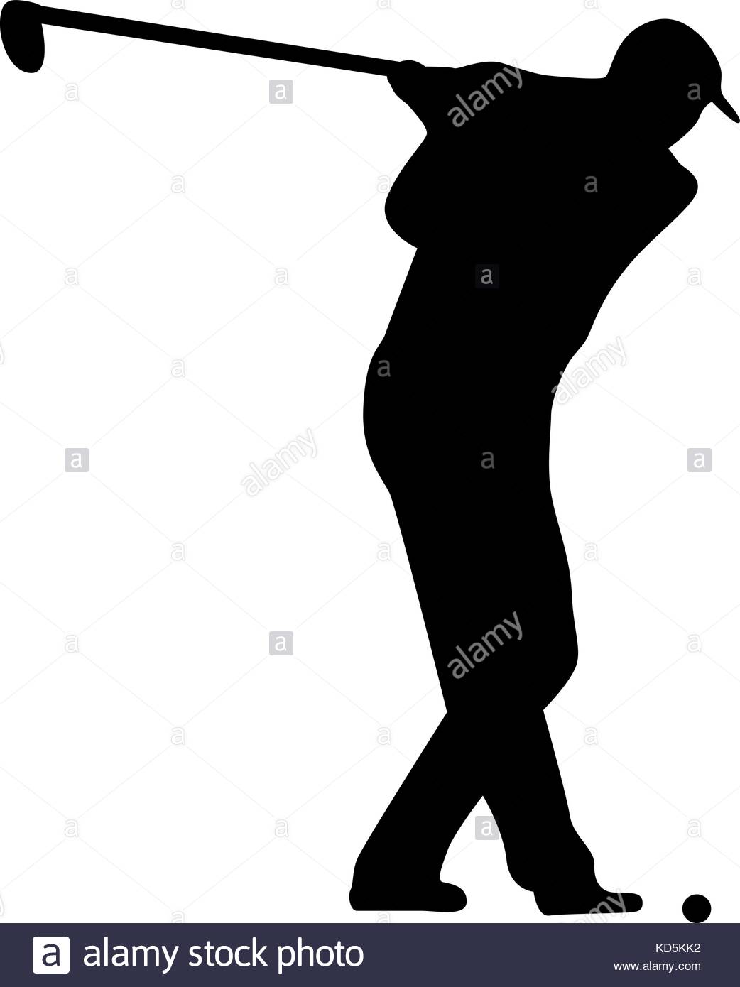 1042x1390 Golf Player Silhouette Vector Stock Vector Art Amp Illustration