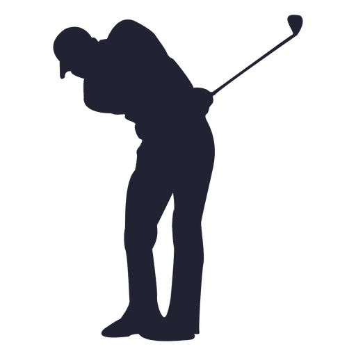 512x512 Golf Player Silhouette