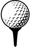 105x165 Golf Tee Clipart