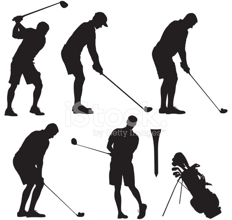 463x439 Golf Golf Ve Tee Off Kolyesi Stock Vector