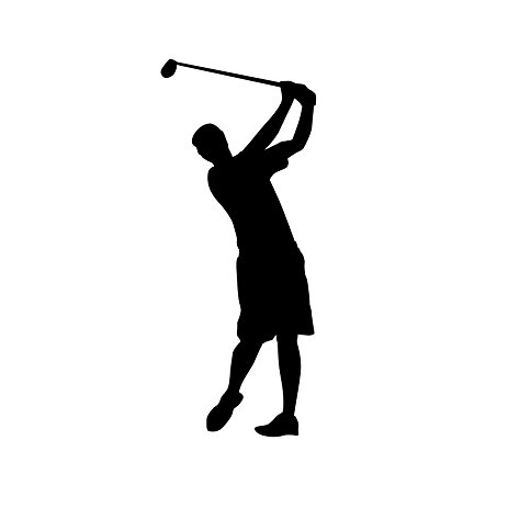 Golfer Silhouette at GetDrawings | Free download