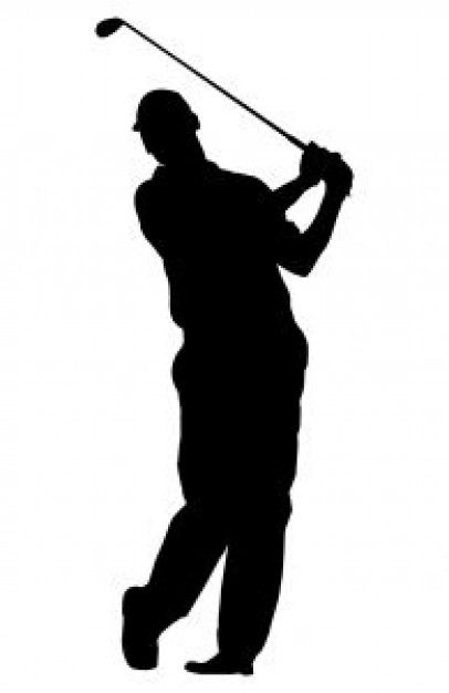 406x626 Golf Player Svg Files Golf, Silhouettes And Cricut