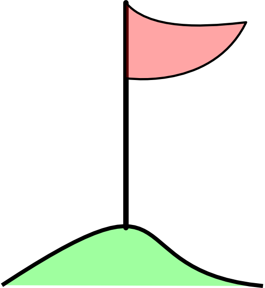 546x594 Golf Flag In Hole On Green Clip Art Free Vector 4vector