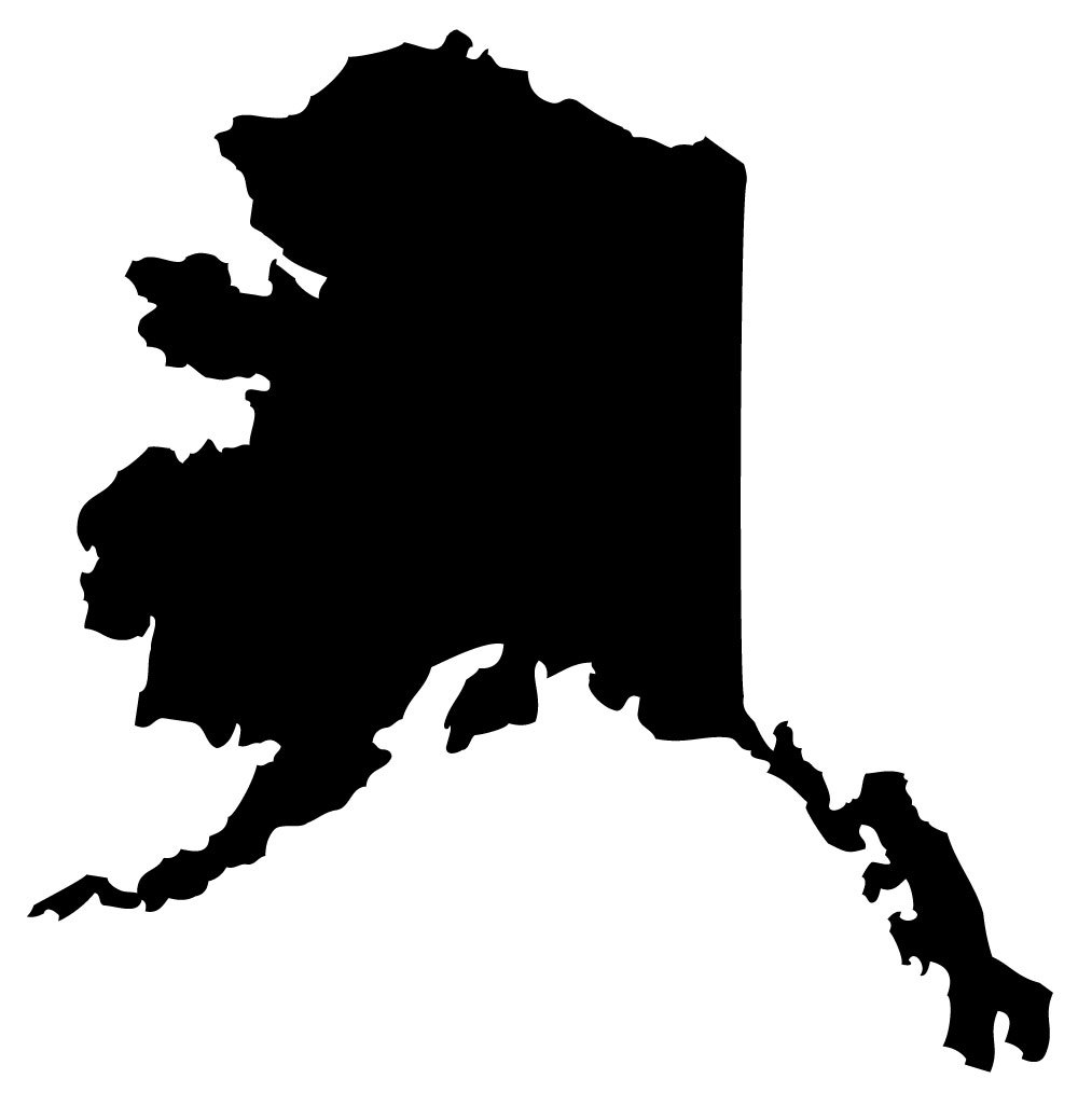 1000x1039 Map04 State Of Alaska On Reusable 10mil Laser Cut Stencil