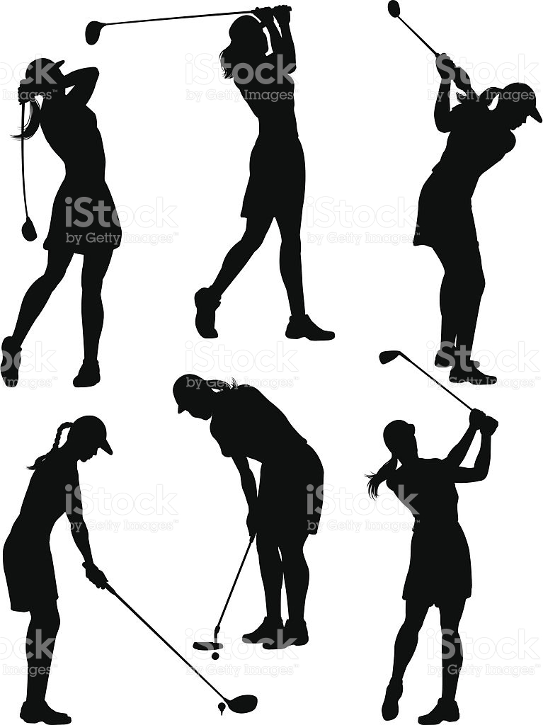 767x1024 Golf Course Clipart Woman Golfer 3573517