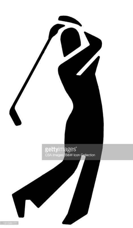 469x800 Golfer Silhouette Clip Art