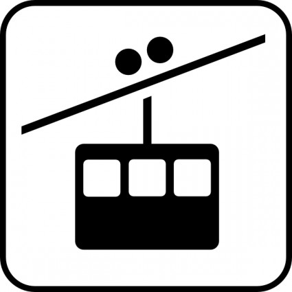 425x425 Gondola Clipart Black And White
