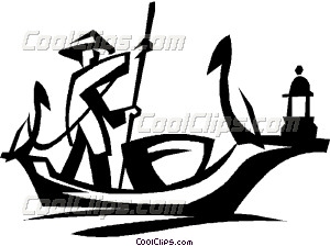 300x224 Gondola Vector Clip Art