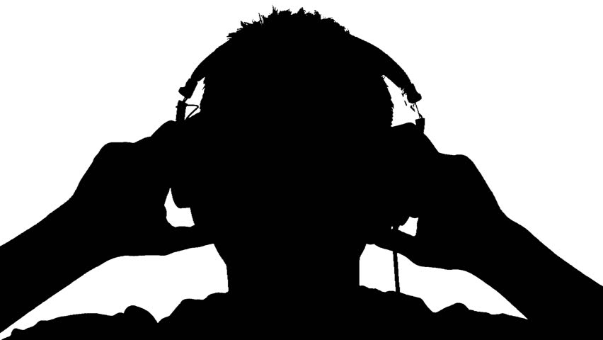 852x480 Headphones Clipart Silhouette Many Interesting Cliparts