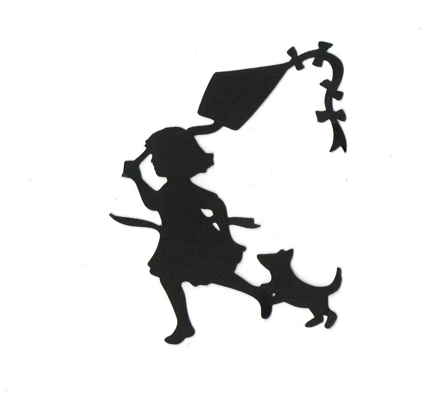 1500x1399 Little Girl Silhouette