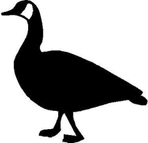 300x289 Goose Walking Silhouette Hunting Decal 5 X 5 Ebay