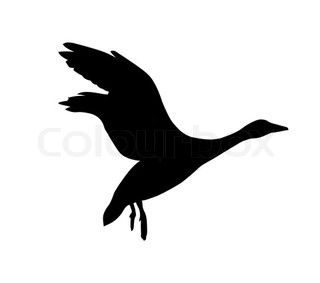 320x283 Goose Silhouette Tattoos Silhouettes, Tattoo
