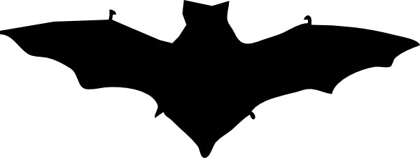 600x226 Flying Bat Silhouette Free Vector Download (6,749 Free Vector)