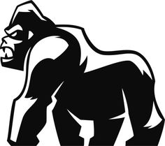 236x209 Gorilla Silhouette
