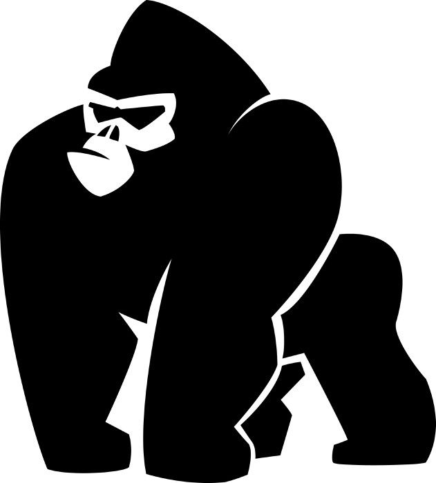 Gorilla Coloring Pages For Kids at GetDrawings | Free download