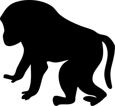 400x368 Free Baboon Vector Free Vector Download (3 Free Vector)