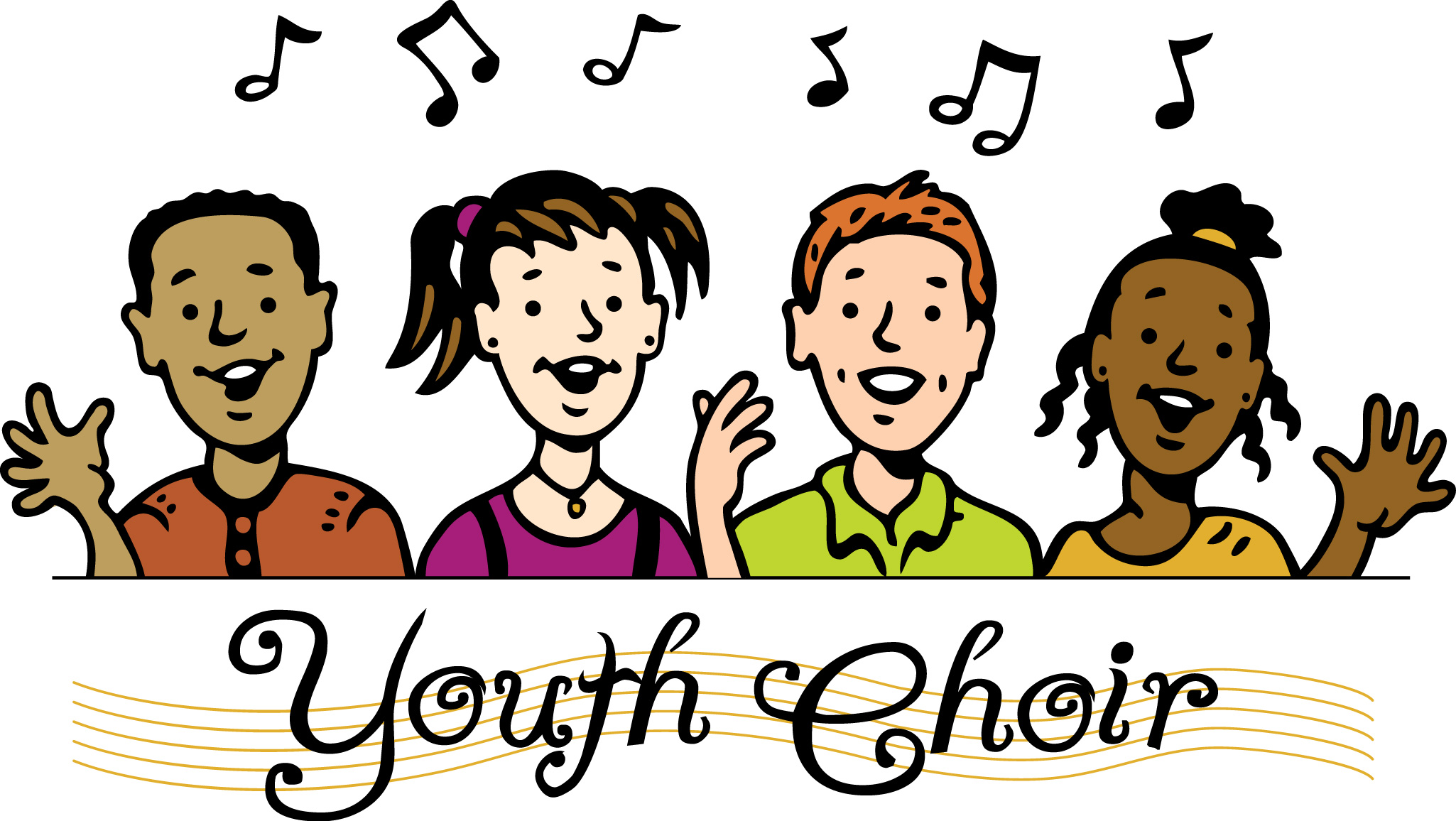 2050x1156 Church Choir Clipart