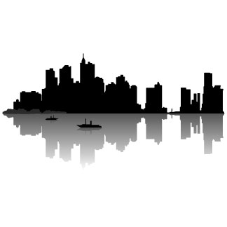 324x324 City Skyline Clipart