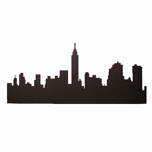 498x500 New York Skyline Graffiti Awesome New York City Silhouette Skyline