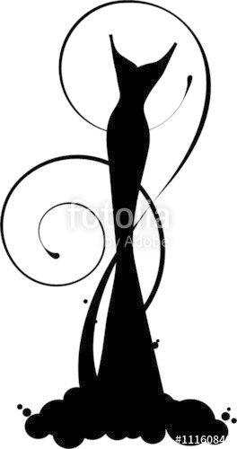 264x500 Gown Silhouette Stock Image And Royalty Free Vector Files