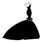 170x170 Gown Silhouette Clip Art Clipart