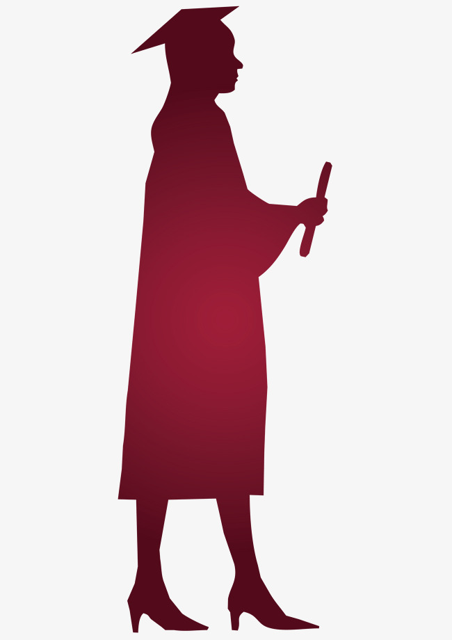 650x920 Graduation Silhouette Material, Student, Graduate, Silhouette Hand