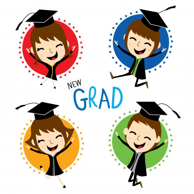 Graduate Silhouette Vector