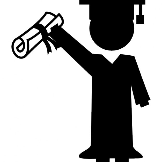 626x626 Graduates Silhouette Vectors, Photos And Psd Files Free Download