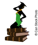 150x180 Female Graduate Illustration Silhouette Illustrations And Stock