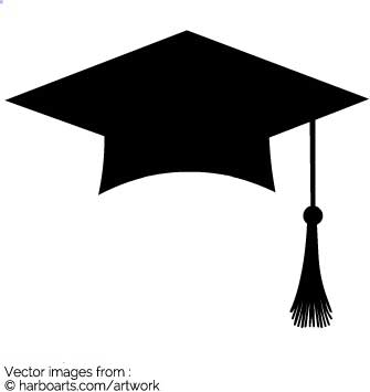 Graduation Hat Silhouette at GetDrawings | Free download