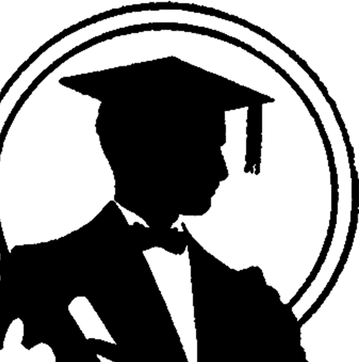 1216x1224 Graduation Silhouette Image