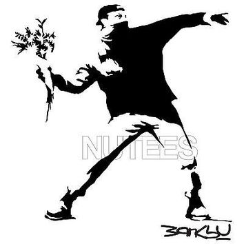 354x354 Shop Stencil Art Banksy On Wanelo