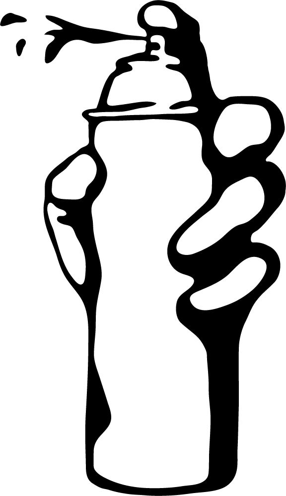 576x1000 Wallstickers Folies Graffiti